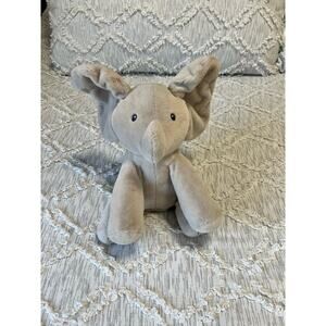 Baby Gund Flappy Ears Hang Low Elephant Plush Toy Plays and Sings